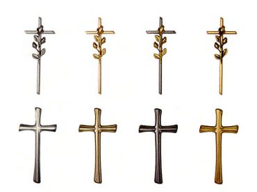 Kríž náhrobný ozdobený